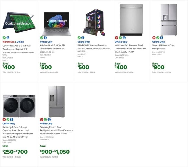 Costco Black Friday 2026 Ad Page 8