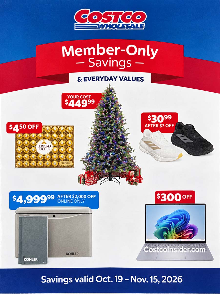 Costco November 2026 Coupon Book Cover