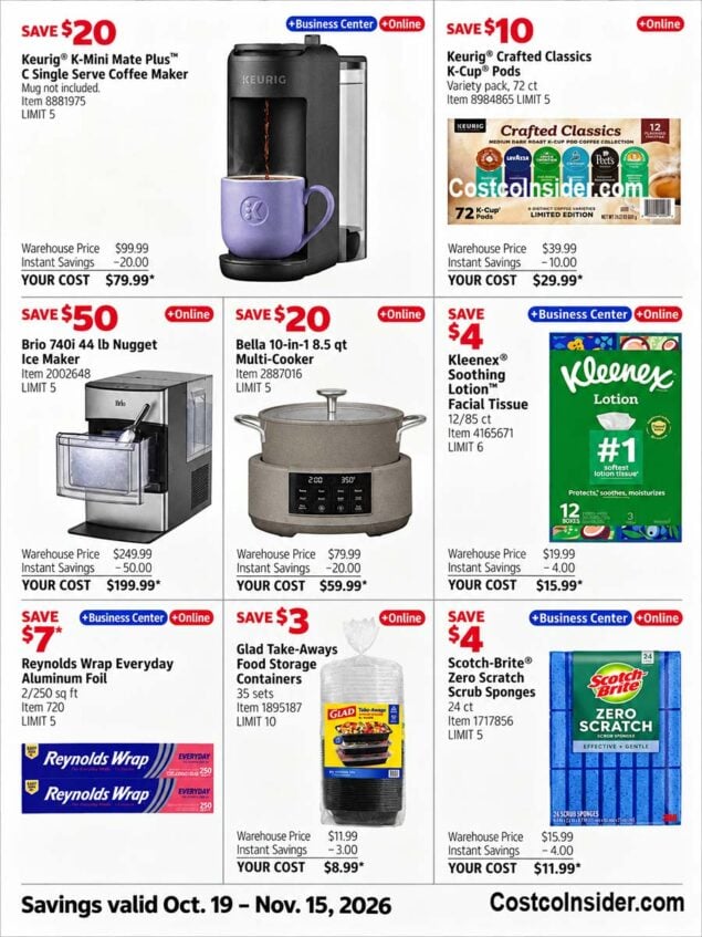 Costco November 2026 Coupon Book Page 9