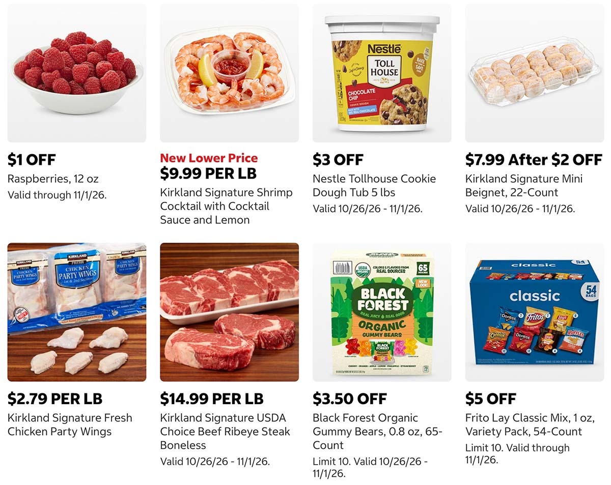 Costco October 26th 2026 Coupons Page 1